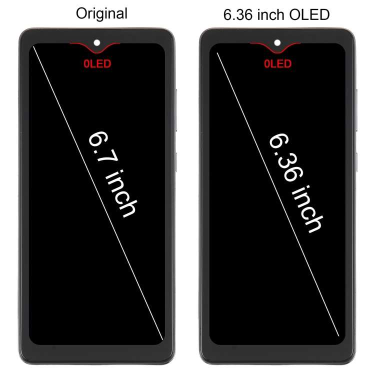 6.36 inch OLED LCD Screen for Samsung Galaxy A72 SM-A725 6.33 inch Digitizer Full Assembly with Fram