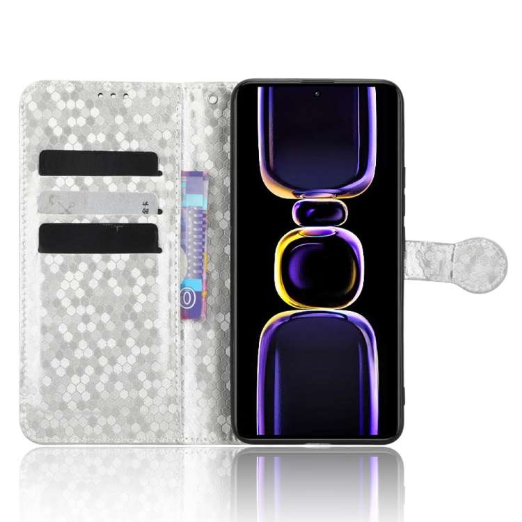 For Xiaomi Redmi K60 5G / K60 Pro / K60 Championship Edition Honeycomb Dot Texture Leather Phone Cas