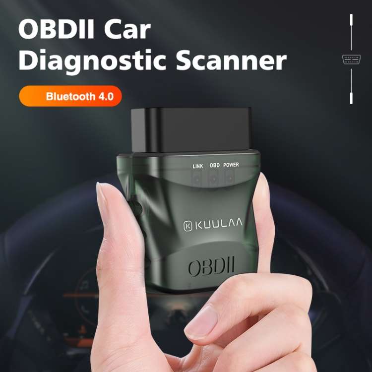 KUULAA KL-DW006 Bluetooth 4.0 OBDII Car Diagnostic Scanner(Dark Green)