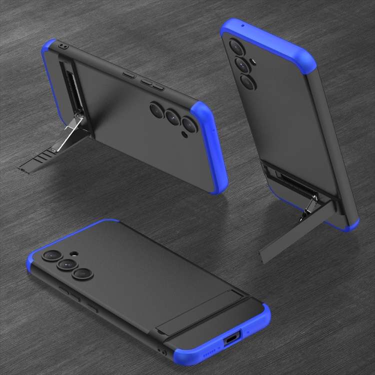 For Samsung Galaxy A54 5G GKK Three Stage Splicing Full Coverage PC Phone Case(Black Blue)