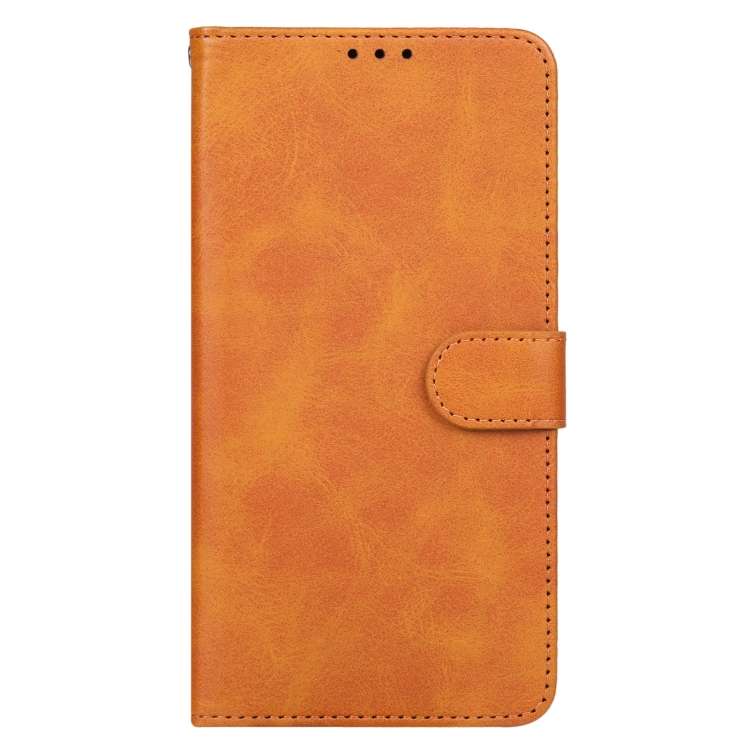 For Tecno Pop 7 Leather Phone Case(Brown)