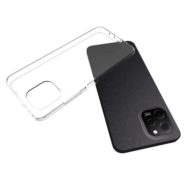 For Huawei Nova Y61 4G Waterproof Texture TPU Phone Case(Transparent)