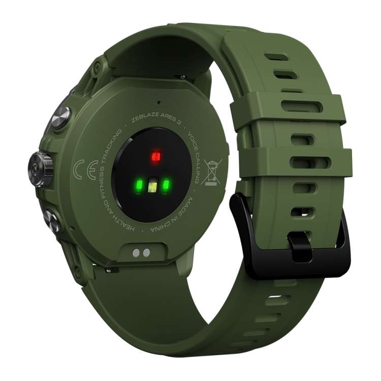 Zeblaze Ares 3 1.52 inch IPS Screen Smart Watch Supports Health Monitoring / Voice Calls(Wild Green)