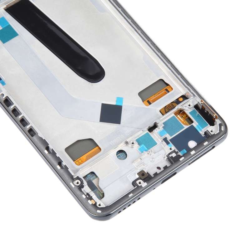 OLED LCD Screen For Xiaomi Poco F3 Digitizer Full Assembly with Frame(Black)