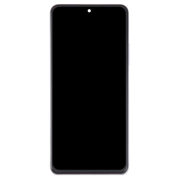 OLED LCD Screen For Xiaomi Poco F3 Digitizer Full Assembly with Frame(Silver)