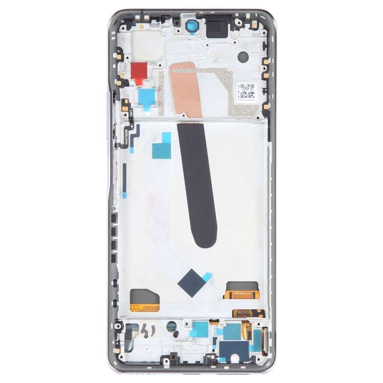 OLED LCD Screen For Xiaomi Poco F3 Digitizer Full Assembly with Frame(Silver)