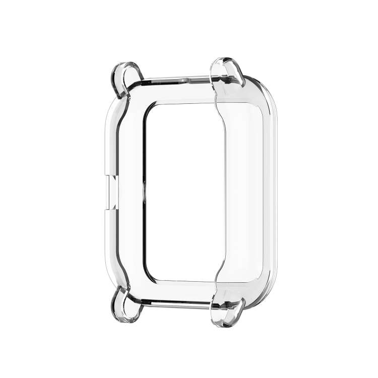 For Amazfit Bip Lite Version 1S / Bip S Transparent TPU Watch Protective Case(Transparent White)