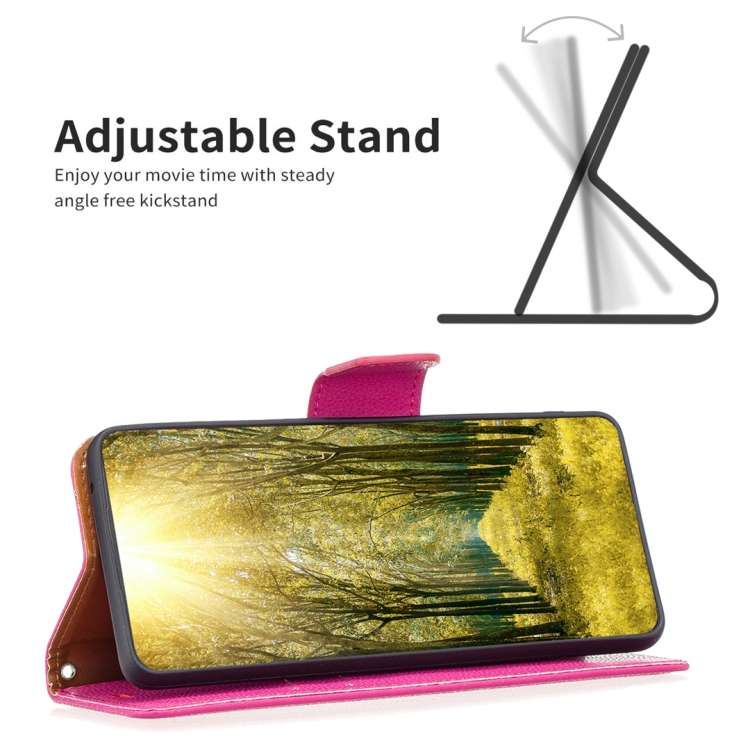 For Xiaomi Redmi Note 13 Litchi Texture Pure Color Leather Phone Case(Rose Red)