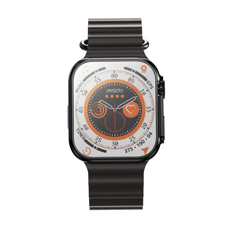 Yesido IO20 2.03 inch IP67 Waterproof Smart Watch, Support Heart Rate / Blood Oxygen Monitoring(Blac