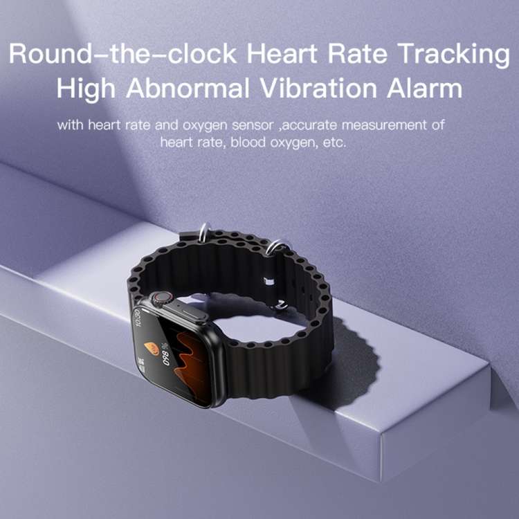 Yesido IO20 2.03 inch IP67 Waterproof Smart Watch, Support Heart Rate / Blood Oxygen Monitoring(Blac