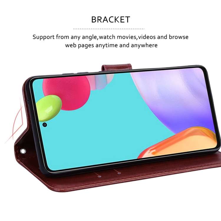 For Xiaomi Redmi Note 13 5G Rose Embossed Flip PU Leather Phone Case(Brown)