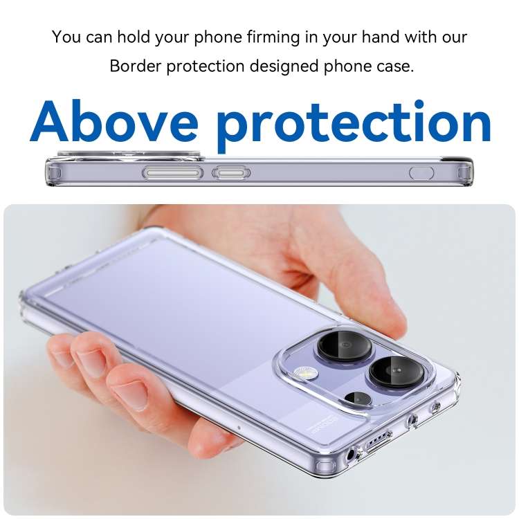 For Xiaomi Redmi Note 13 Pro 4G Candy Series TPU Phone Case(Transparent)