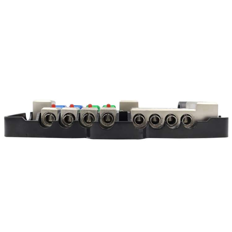 CP-0722 Orvac 0-4 GA 4 Circuit HD Fuse Power Distribution Block Ground Buss with LED Indicator