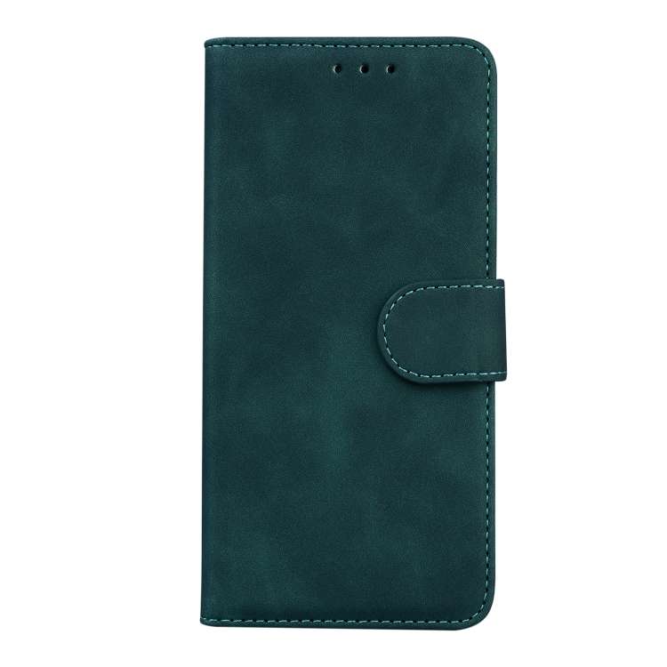 For Tecno Spark 20 Pro Skin Feel Pure Color Flip Leather Phone Case(Green)