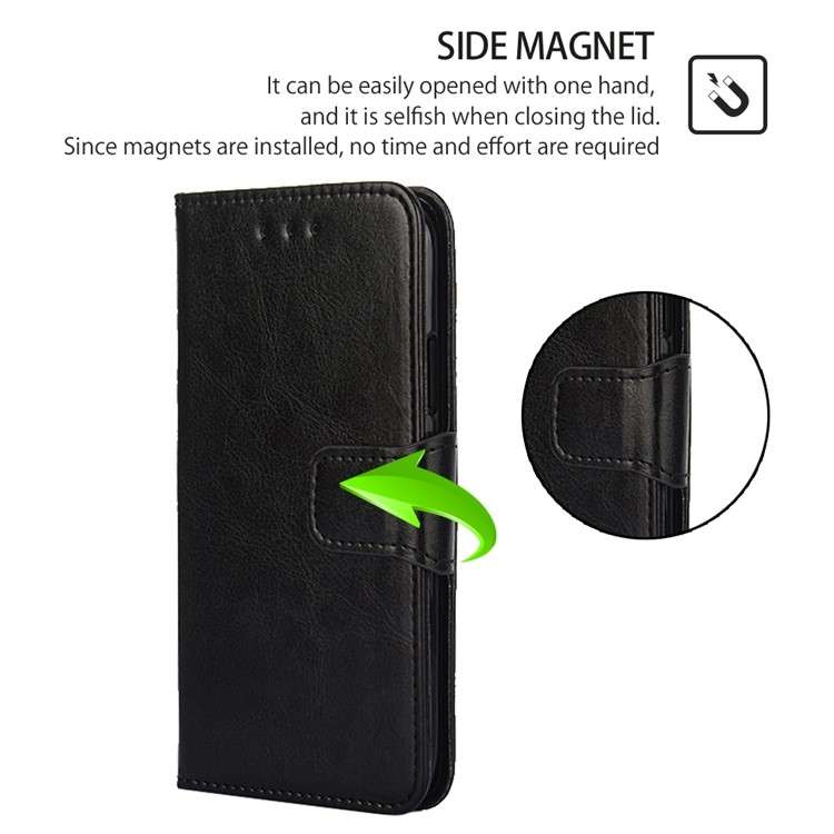 For Huawei nova 12i 4G Crystal Texture Leather Phone Case(Black)