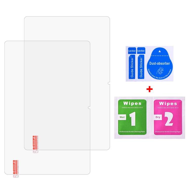 For Lenovo Tab P12 Pro 2pcs 9H 0.3mm Explosion-proof Tempered Glass Film