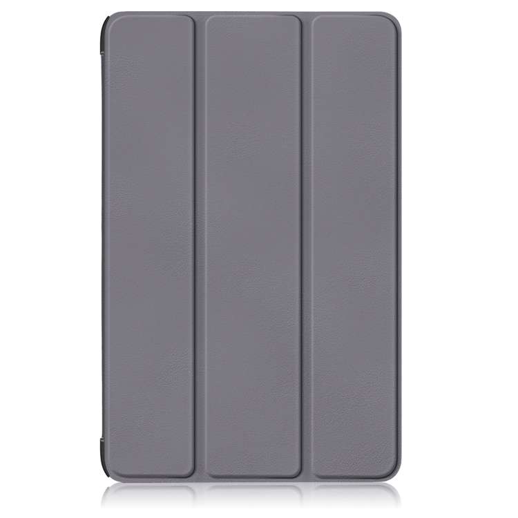 For Honor Pad X9 / X8 Pro 11.5 Custer Pure Color 3-Fold Holder Leather Tablet Case(Grey)