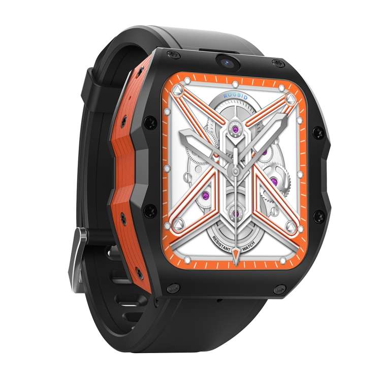 Model X 1.99 inch IP68 Waterproof Android 9.0 4G Dual Cameras Matte Smart Watch, Specification:4GB+1