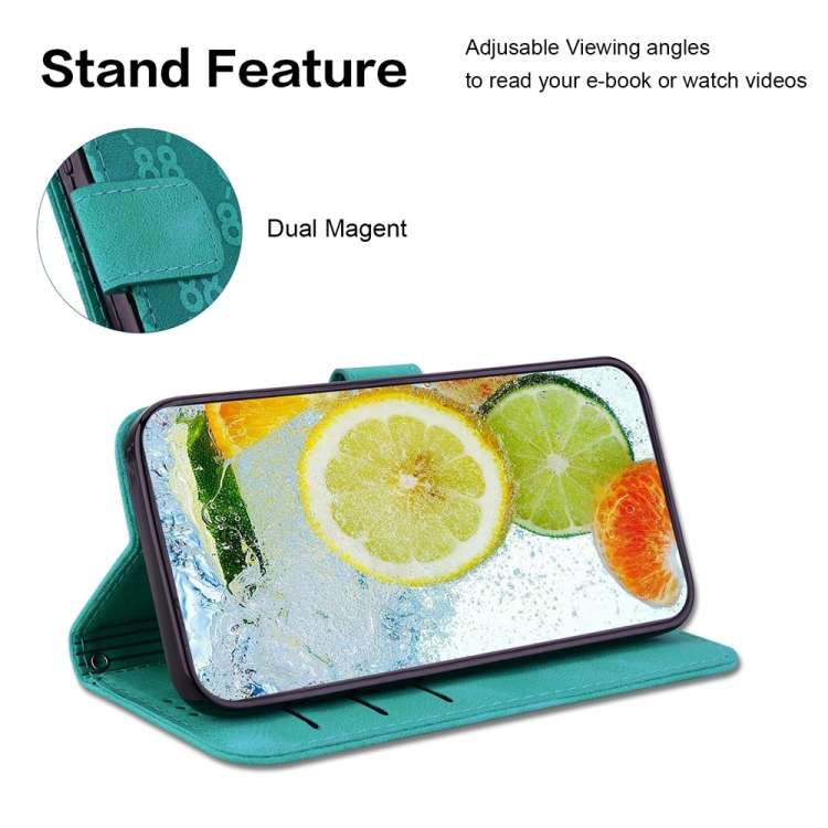 For Xiaomi 13T / 13T Pro / Redmi K60 Ultra Double 8-shaped Embossed Leather Phone Case(Green)