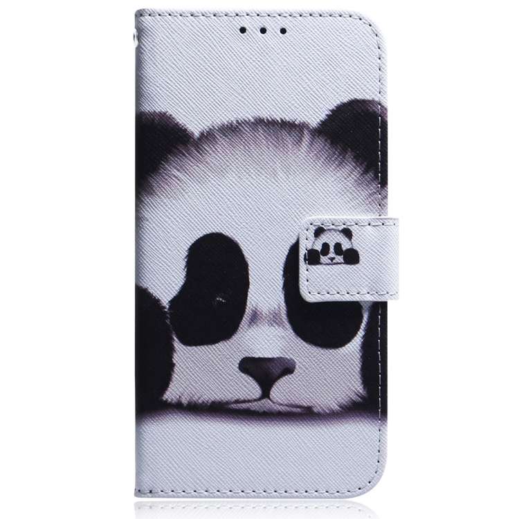 For Sony Xperia 5 VI Coloured Drawing Flip Leather Phone Case(Panda)