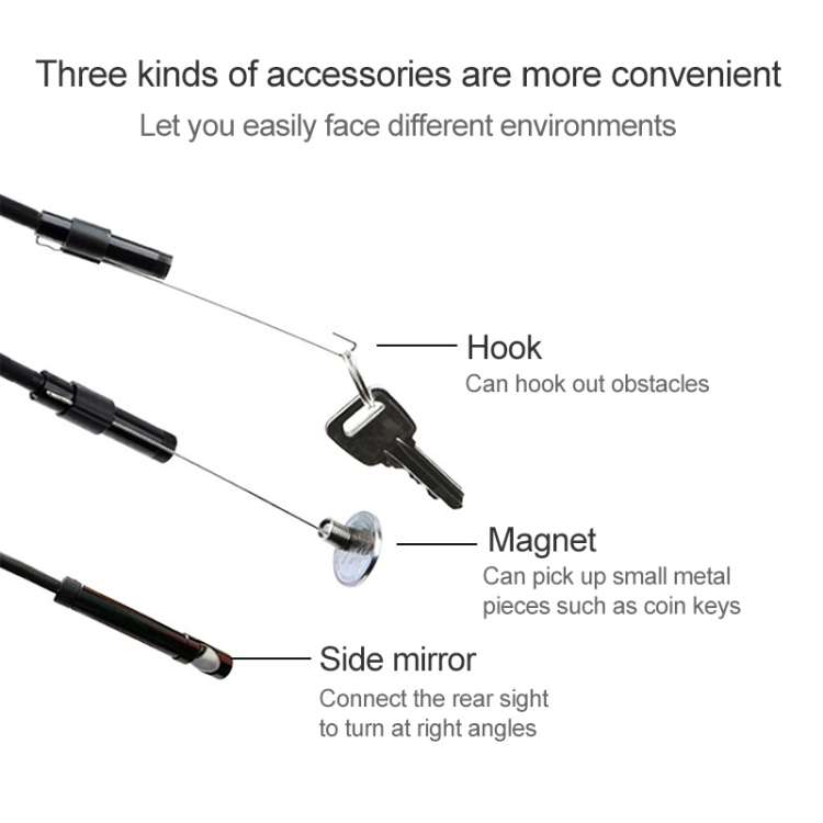 AN97 Waterproof Micro USB Endoscope Hard Tube Inspection Camera for Parts of OTG Function Android Mo