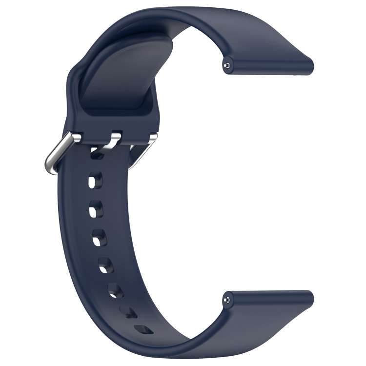 24mm Universal Small Waist Silicone Watch Band(Midnight Blue)