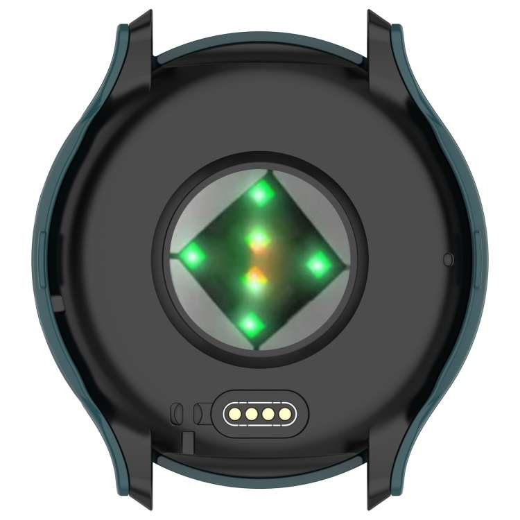 For Garmin Venu 3S PC + Tempered Glass Film Integrated Watch Case(Pine Green)