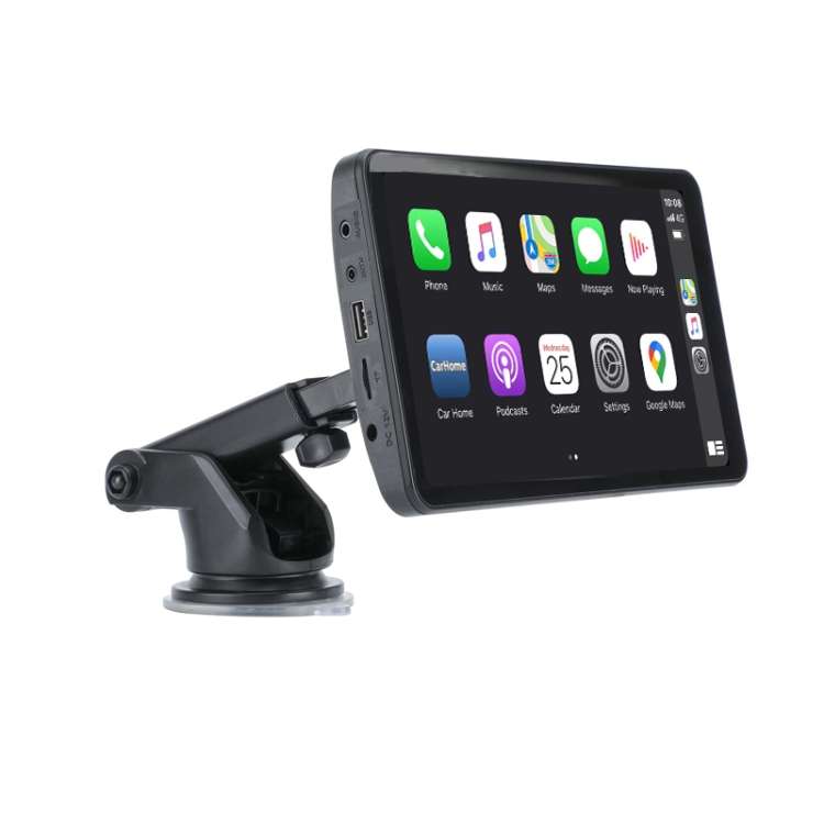 X70-1 Car 7 inch IPS Portable Smart Screen Wireless Screen Projection Carplay Android Auto(Black)