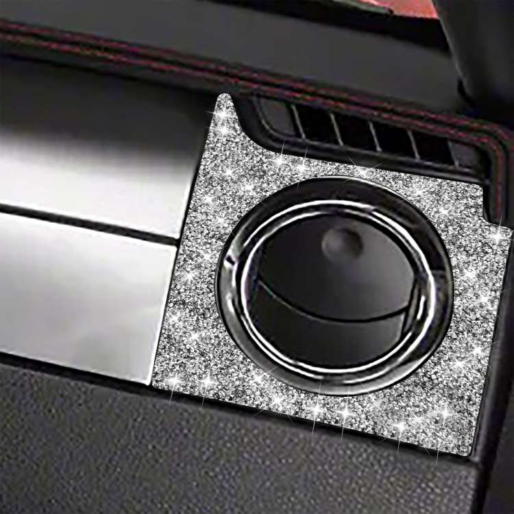 For Ford Mustang 2005-2009 Car Right Air Outlet Diamond Decorative Sticker, Left Drive