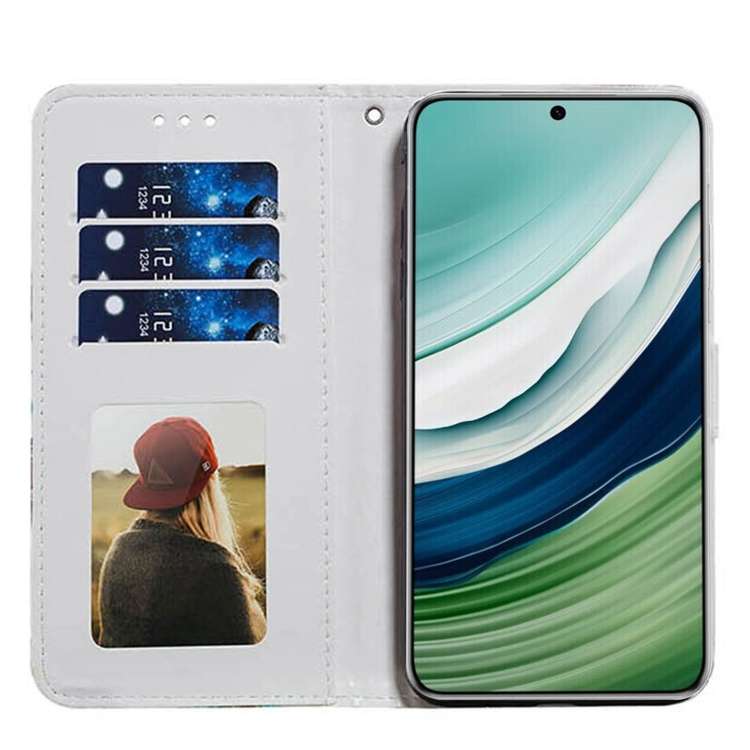 For Honor 90 Lite Painted Pattern Horizontal Flip Leather Phone Case(Marble)