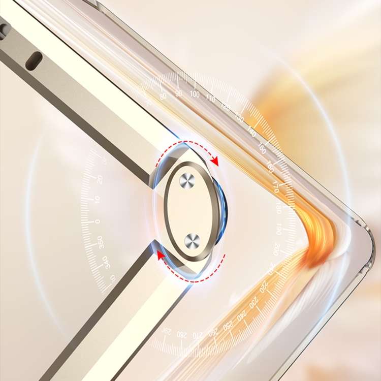 For Honor V Purse GKK Integrated Magnetic Folding Metal Full Coverage Phone Case(Gold)