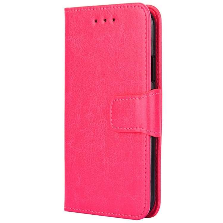 For Motorola Moto G84 5G Crystal Texture Leather Phone Case(Rose Red)