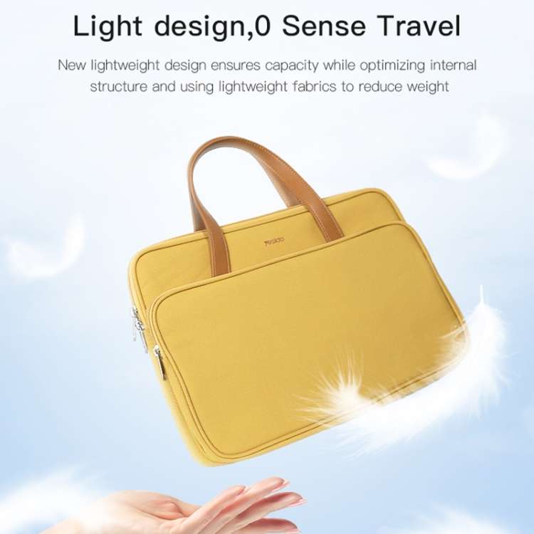 Yesido WB36 16 inch Waterproof Oxford Cloth Laptop Bag(Yellow)