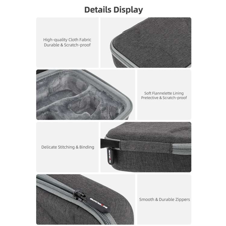 For DJI Osmo Pocket 3 Sunnylife Storage Case Box Standard Set Bag