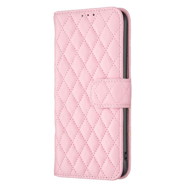 For Tecno Spark Go 2024 / 20C Diamond Lattice Wallet Flip Leather Phone Case(Pink)
