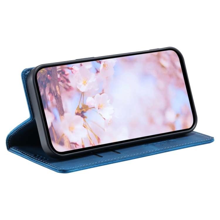 For Google Pixel 6 Totem Embossed Magnetic Leather Phone Case(Blue)