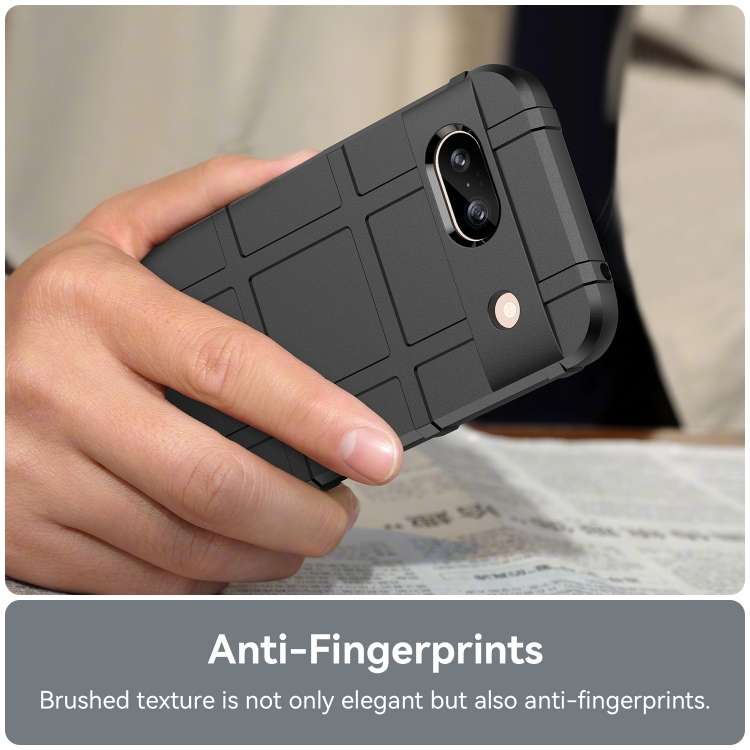 For Google Pixel 8a Full Coverage Shockproof TPU Phone Case(Black)