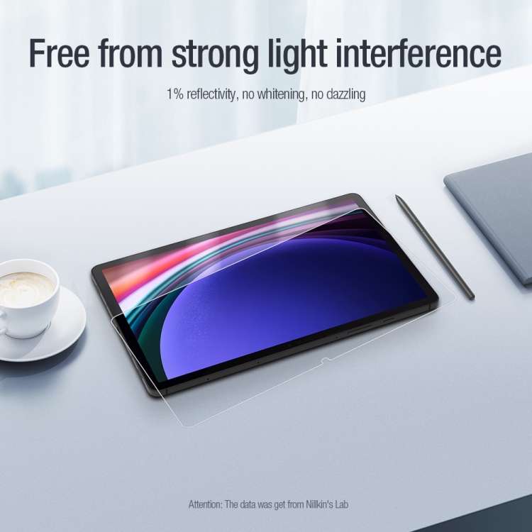 For Samsung Galaxy Tab S9 NILLKIN Pure Series Anti-reflection Tablet Tempered Glass Film