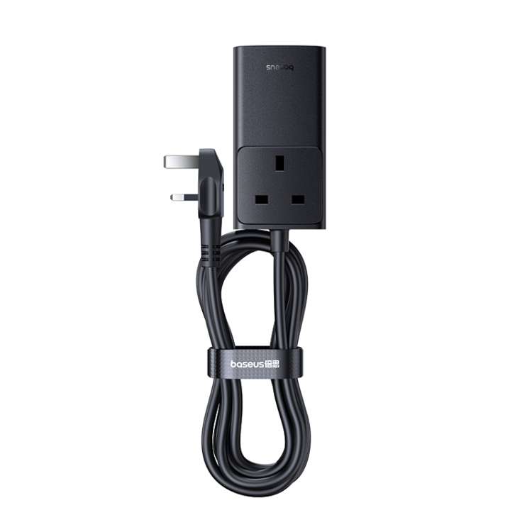 Baseus GaN5 Pro 65W AC+2xUSB+2xType-C PowerCombo Power Strip 1.5m with 1m Type-C to Type-C Cable, U