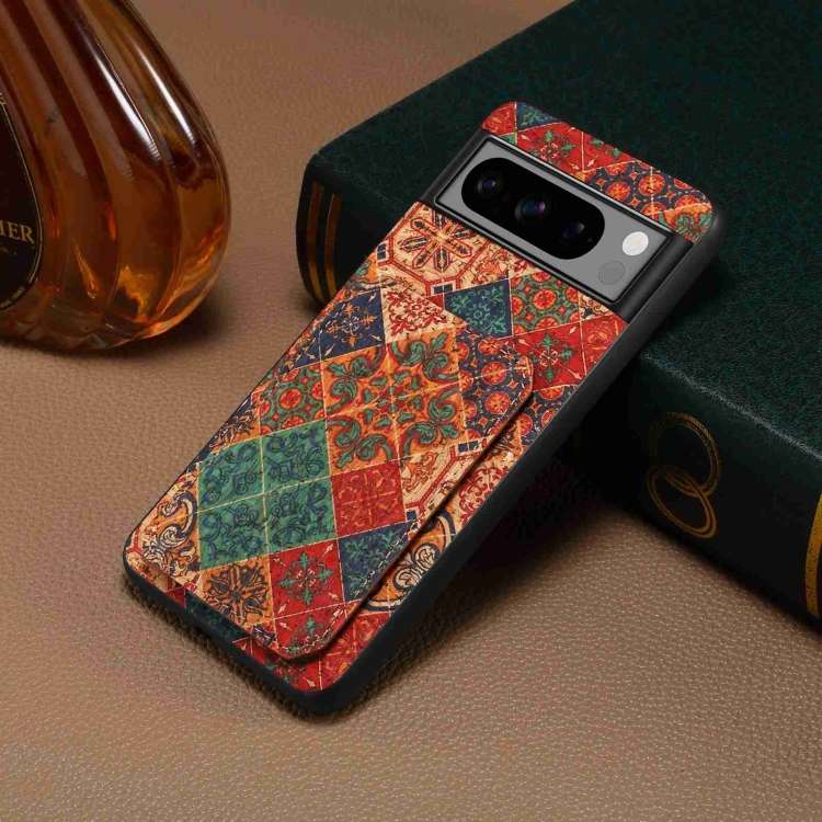 For Google Pixel 6a Dual Card Slot Holder Phone Case(Winter Blue)