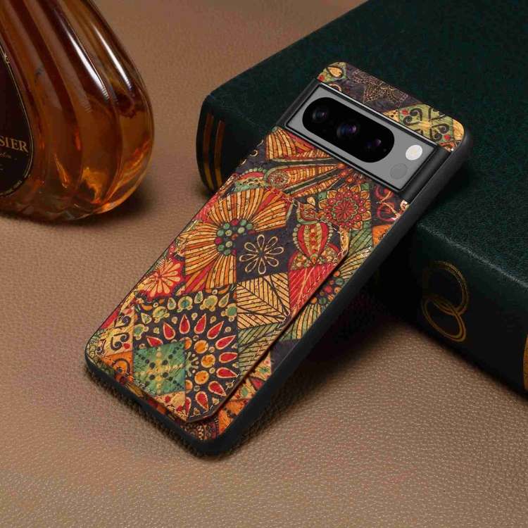 For Google Pixel 7 Pro Dual Card Slot Holder Phone Case(Autumn Yellow)