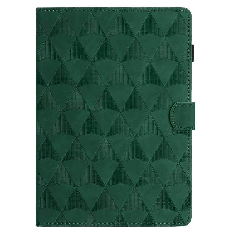 For Samsung Galaxy Tab A 10.1 2019 Diamond Texture Embossed Leather Tablet Case(Green)