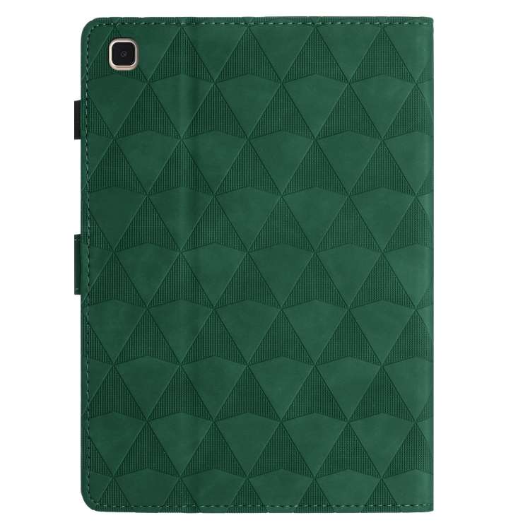 For Samsung Galaxy Tab A 10.1 2019 Diamond Texture Embossed Leather Tablet Case(Green)