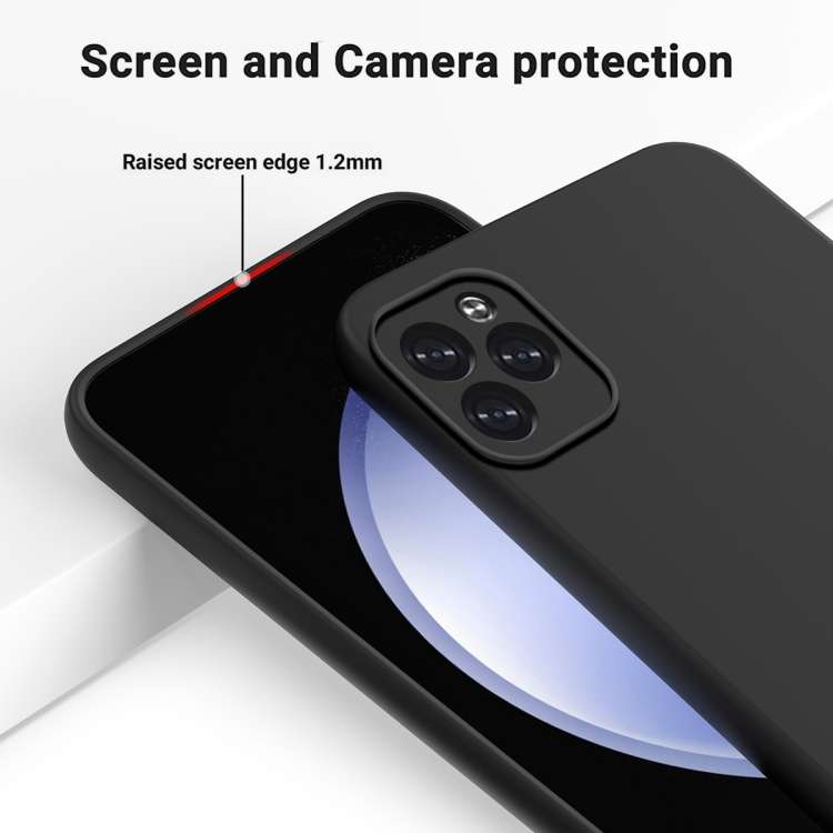 For Hisense U964 Pure Color Liquid Silicone Shockproof Phone Case(Black)