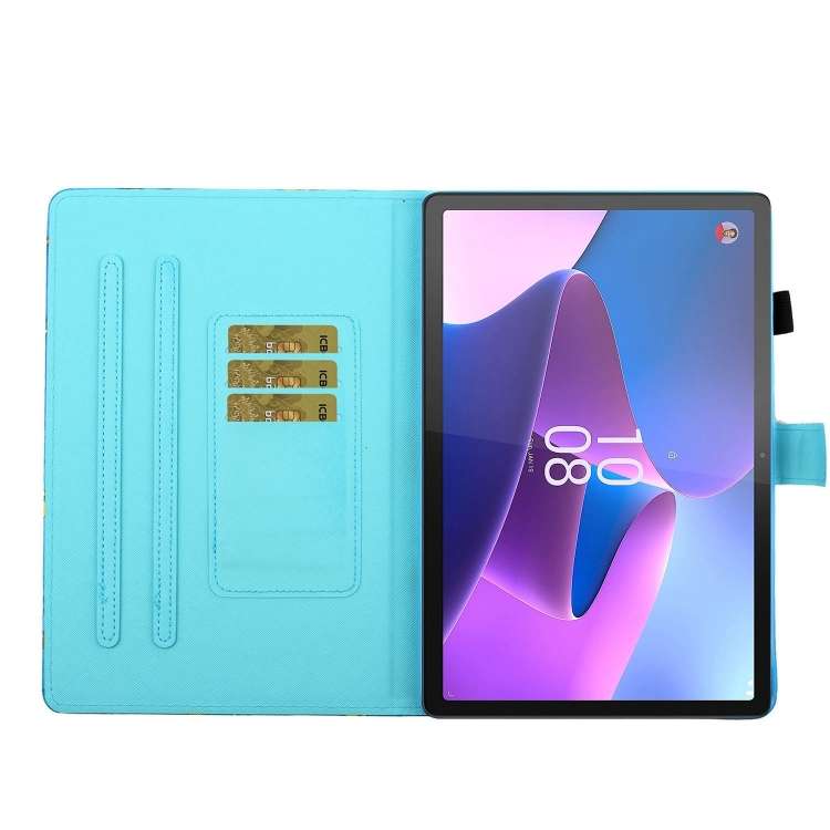 For Lenovo Tab P11 Gen2 /Xiaoxin Pad Plus 2023 Coloured Drawing Stitching Smart Leather Tablet Case(