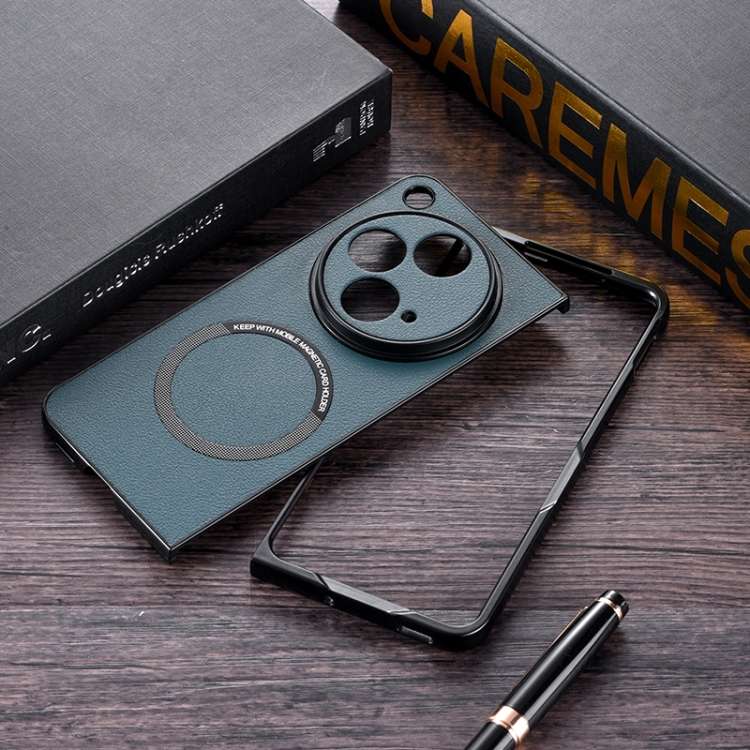 For OnePlus Open PU MagSafe Magnetic Phone Case(Red)