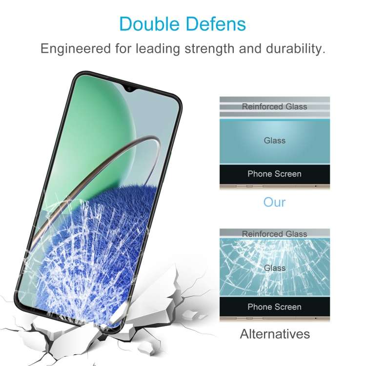 For Huawei nova Y62 Plus 10pcs 0.26mm 9H 2.5D Tempered Glass Film