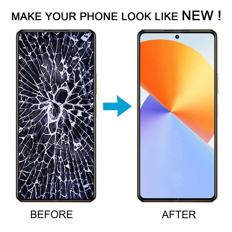 For Infinix GT 10 Pro X6739 OEM LCD Screen with Digitizer Full Assembly