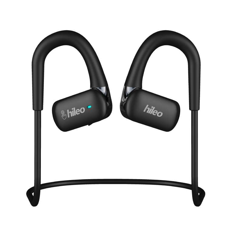 Hileo Hi77 TWS Waterproof Noise Reduction Sports Bluetooth Earphone(Black)
