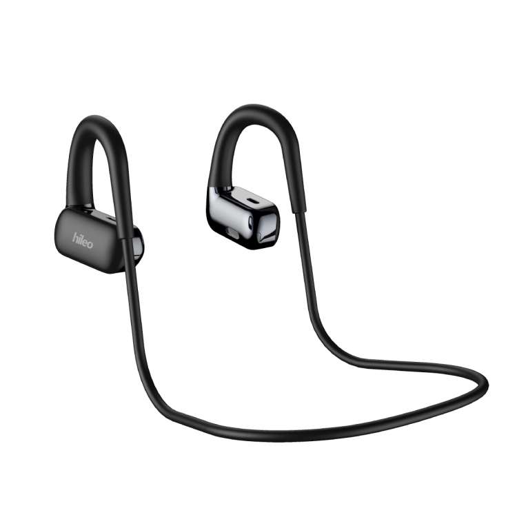 Hileo Hi77 TWS Waterproof Noise Reduction Sports Bluetooth Earphone(Black)